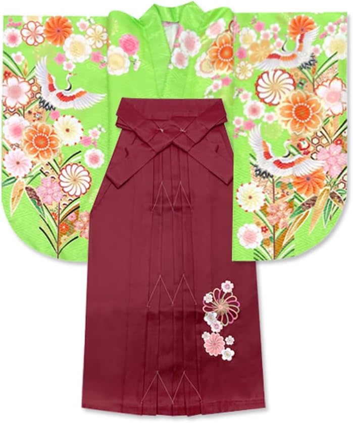 正絹 アンティーク着物 女の子 七五三 ◇花丸 折鶴 古典柄 正絹 アンティーク着物 女の子 七五三 ◇花丸 折鶴 古典柄 正絹